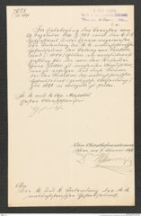 k.k. naturhistorisches Hofmuseum, Intendanzakten 1885-1896 (Hauer), Aktenzahl Z.41/1892, Seite 1